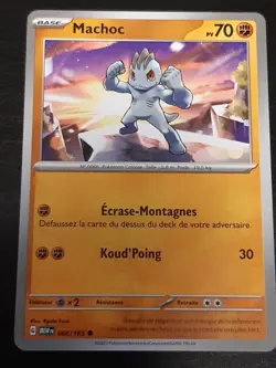 Pokemon JCC - COMBAT - Ecarlate et violet - MEW 151 - MACHOC PV70 - 066/165 - Image 1