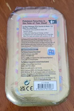 1 Pokemon TCG Scarlet & Violet 151 Mini Tin Factory Sealed New - Image 2