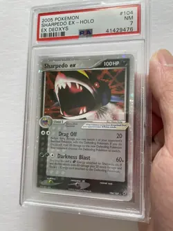 Sharpedo EX 104/107 Holo EX Deoxys PSA 7 Pokemon - Image 3