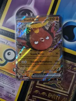 POKEMON STUNFISK EX 114/217 ASCESA EROICA ITA FRESH PACK - Image 1