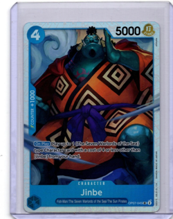 One Piece TCG OP07-045 Jinbe Super Rare NM - Image 1