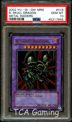 PSA 10 GEM MINT B. Skull Dragon MRD-018 ORIGINAL PRINT ULTRA Yugioh Card 945 - Image 1
