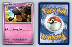Yamask #75/182 SV Paradox Rift 2023 Common Pokemon TCG Card - Image 1