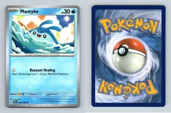 Mantyke #39/182 SV Paradox Rift 2023 Common Pokemon TCG Card - Image 1