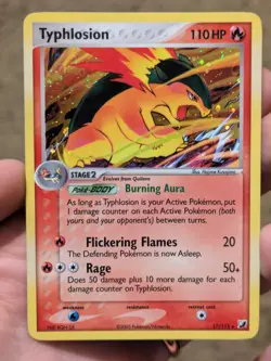 Typhlosion 17/115 EX Unseen Forces Holo Rare Pokemon Card 2005. VLP / EXC - Image 1