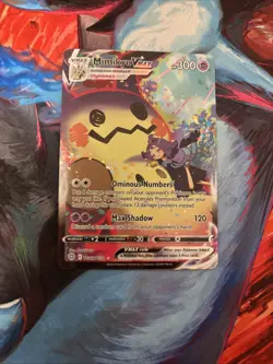 Pokemon Mimikyu VMAX Holo Ultra Rare TCG Card 2022 Brilliant Stars TG17/TG30 - Image 1
