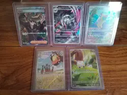 Pokemon tcg 5 card Japanese bundle Inc Bruxish Art Rare 68/64 - Image 1
