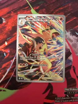 Pokemon TCG Ethan's Typhlosion Destined Rivals Illustration Rare Card 190/182 - Image 1
