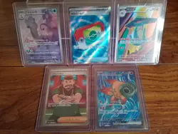 Pokemon tcg 5 card Japanese bundle Inc Aurorus 084/080 AR - Image 1