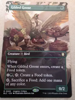Gilded Goose - Regular (Borderless) Commander: Bloomburrow - Mtg - Image 1
