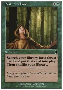 Nature's Lore x1 1x Starter 1999 MP MTG - Image 1