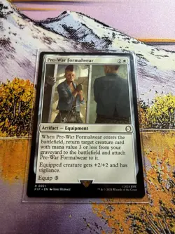 Pre-War Formalwear [Universes Beyond Fallout] NM MTG - Image 3