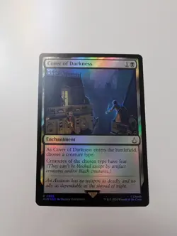MTG - Cover of Darkness (Foil) - Assassin's Creed NM/M Condition - Image 1