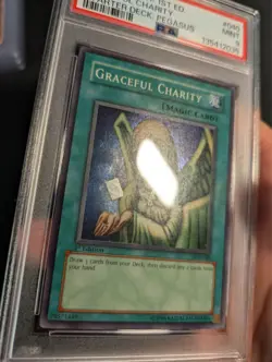 Yugioh Graceful Charity SDP-040 1st Edition Super Rare PSA 9 Mint! - Image 3