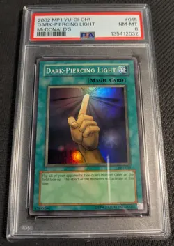 Yugioh Dark-Piercing Light MP1-015 Super Rare PSA 8 NM-MT! - Image 1