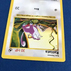 Rattata 61/102 -LP - Vintage 1999 WotC Base Set Pokemon Card Shadowless Lightly - Image 4