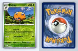 Dottler #11/182 SV Paradox Rift 2023 Reverse Holo Common Pokemon TCG Card - Image 1