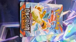 Pokemon TCG Obsidian Flames Trainer Tips Art Card Ft. Dragonite Ex - Image 1