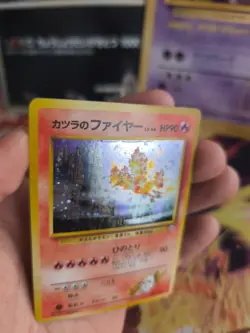 Pokemon Karte Card Blaine's Moltres Lavados Gym Heroes Holo Wotc japanese LP+ - Image 2