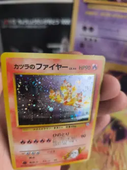 Pokemon Karte Card Blaine's Moltres Lavados Gym Heroes Holo Wotc japanese LP+ - Image 3