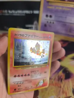 Pokemon Karte Card Blaine's Moltres Lavados Gym Heroes Holo Wotc japanese LP+ - Image 4