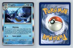 Kingdra #32/182 SV Paradox Rift 2023 Rare Holo Pokemon TCG Card - Image 1