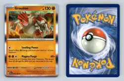 Groudon #93/182 SV Paradox Rift 2023 Rare Holo Pokemon TCG Card - Image 1