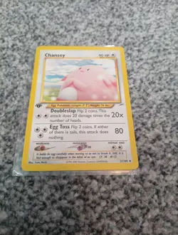 Pokemon Neo Destiny 1st Edition Uncommon Card Chansey, 31/105 - Image 1