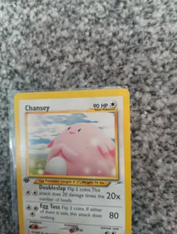 Pokemon Neo Destiny 1st Edition Uncommon Card Chansey, 31/105 - Image 2