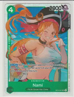 Nami - Super Rare One Piece Card OP14-031 SR - Image 1