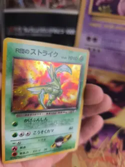 Pokemon Karte Card Rocket's Scyther Sichlor Gym Heroes Holo Wotc japanese Exc- - Image 4