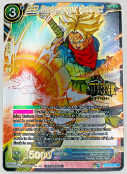 SS2 Trunks Heroic Prospect JUDGE STAMP Foil Dragon Ball Super Card Game | LP - Image 1