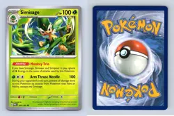 Simsage #5/182 SV Paradox Rift 2023 Uncommon Pokemon TCG Card - Image 1