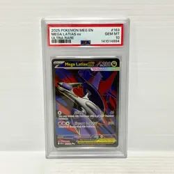 PSA 10 Mega Latias EX 163/132 - Mega Evolution - Graded Pokemon Card - Image 1