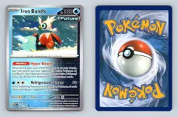 Iron Bundle #56/182 SV Paradox Rift 2023 Uncommon Pokemon TCG Card - Image 1
