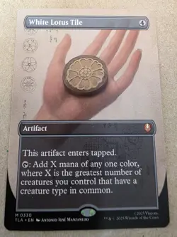 White Lotus Tile - (Borderless) Avatar: The Last Airbender Regular - Mtg - Image 1