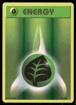 Pokemon Cards Grass Energy 91/108 Reverse Holo Evolutions Common NM - Image 1