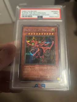 Yu-Gi-Oh Slifer the Sky Dragon Card PSA 9, YMA-EN001 - Image 1