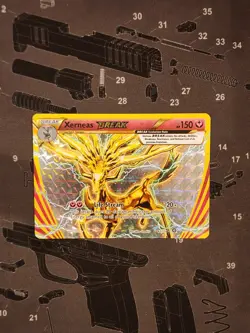 Xerneas BREAK 82/114 Steam Siege Full Art Ultra Rare Holo Pokemon Card DMG - Image 1