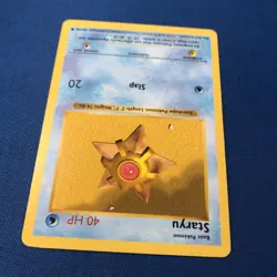 Staryu 65/102 WOTC 1999 Pokemon Card TCG Base Set Shadowless Common - Image 4