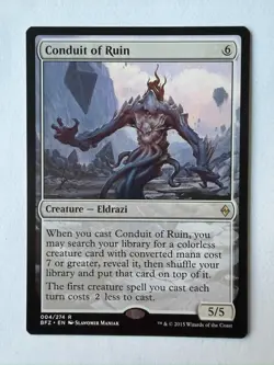 Conduit of Ruin Battle for Zendikar MTG EX - Image 1