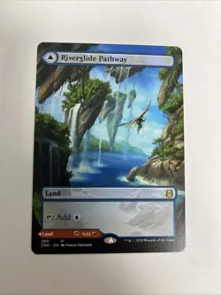 Riverglide Pathway Borderless Nonfoil Zendikar Rising MTG - Image 1