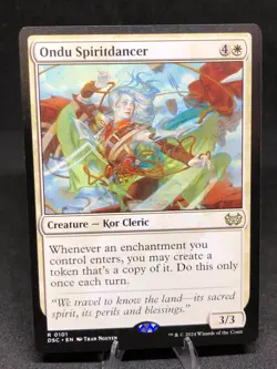 MTG Ondu Spiritdancer 0101 Duskmourn Commander Rare Regular NM - Image 1