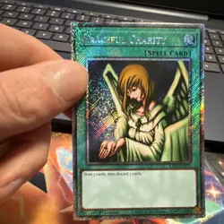 Yu-Gi-Oh! Graceful Charity 1st Edition PLATINUM Secret Rare Minty Pack Fresh! - Image 1