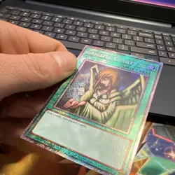 Yu-Gi-Oh! Graceful Charity 1st Edition PLATINUM Secret Rare Minty Pack Fresh! - Image 2