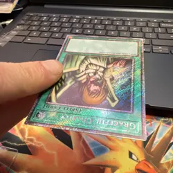 Yu-Gi-Oh! Graceful Charity 1st Edition PLATINUM Secret Rare Minty Pack Fresh! - Image 3