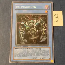 Yu-Gi-Oh! Relinquished MC1-EN003 Secret Rare Limited Ed. LP/MP *FREE SHIPPING* - Image 1