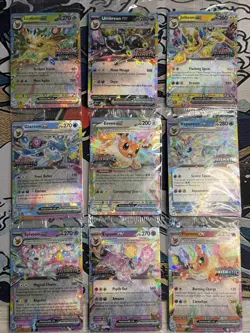 Prismatic Evolutions Surprise Box Sealed Stamped EX Promo Cards 9/9 Complete Set - Image 1