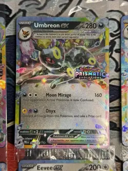 Prismatic Evolutions Surprise Box Sealed Stamped EX Promo Cards 9/9 Complete Set - Image 3