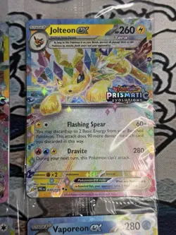 Prismatic Evolutions Surprise Box Sealed Stamped EX Promo Cards 9/9 Complete Set - Image 4